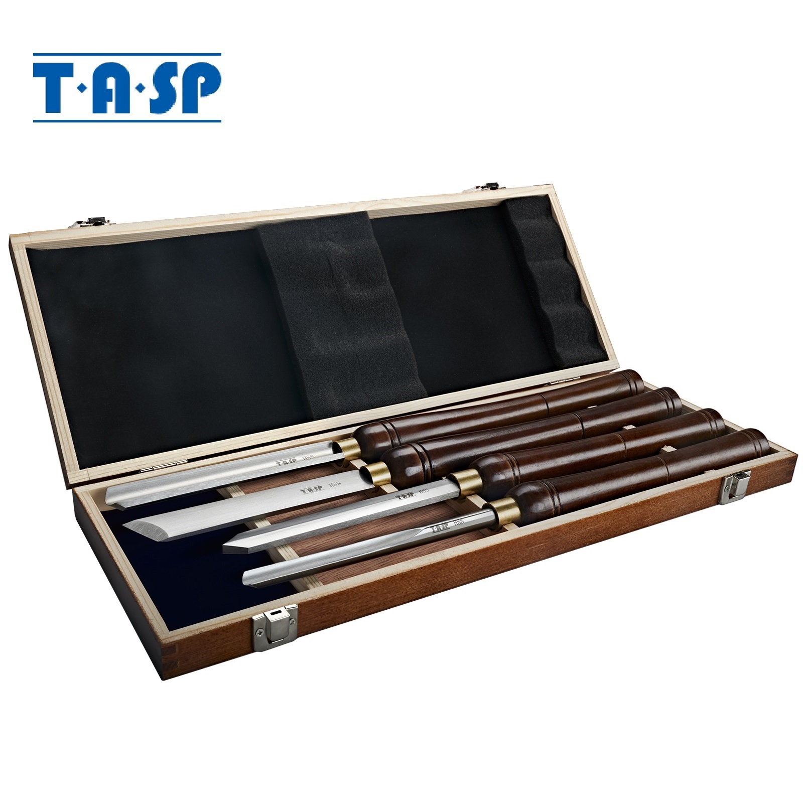 Skew Chisel Wood - TASP 4 шт., набор токарных долот