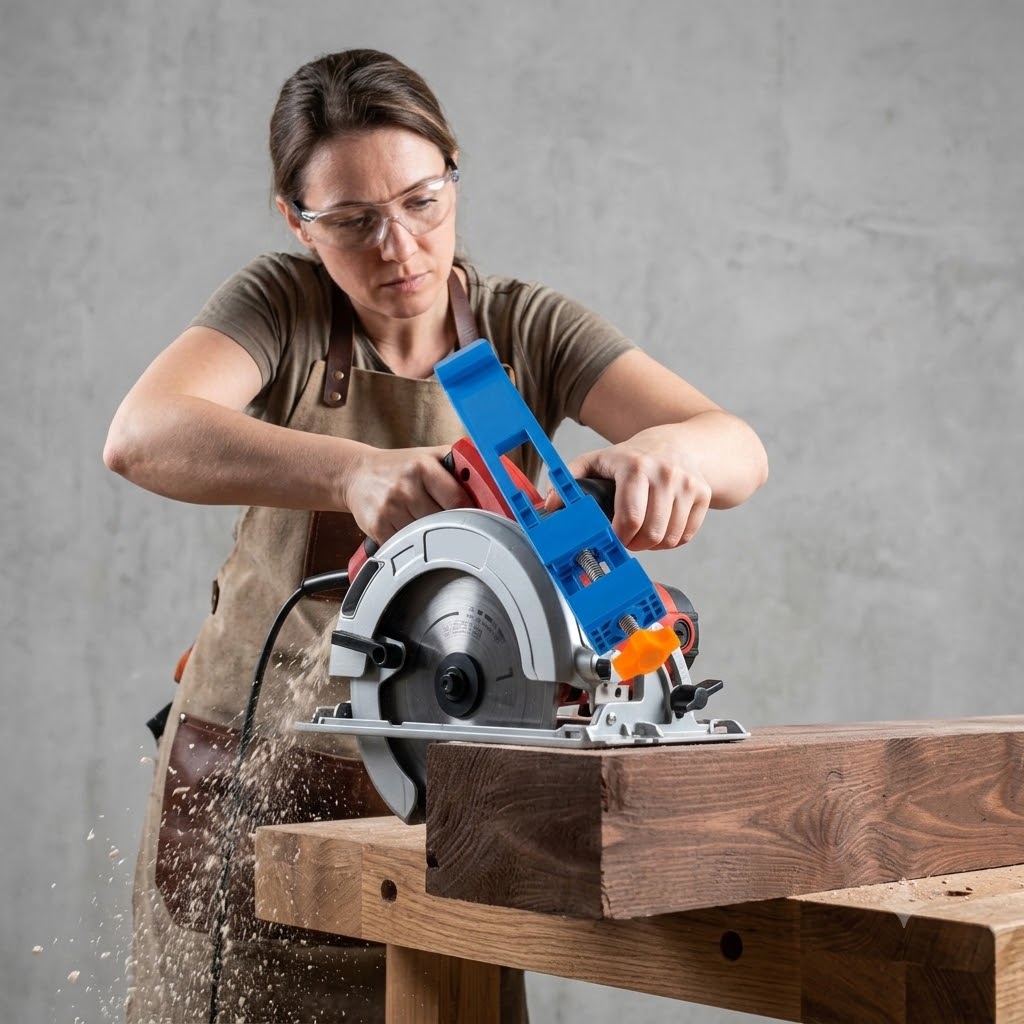 Woodworking Power Tools - Прочная электрическая циркулярная пила из АБС-пластика,