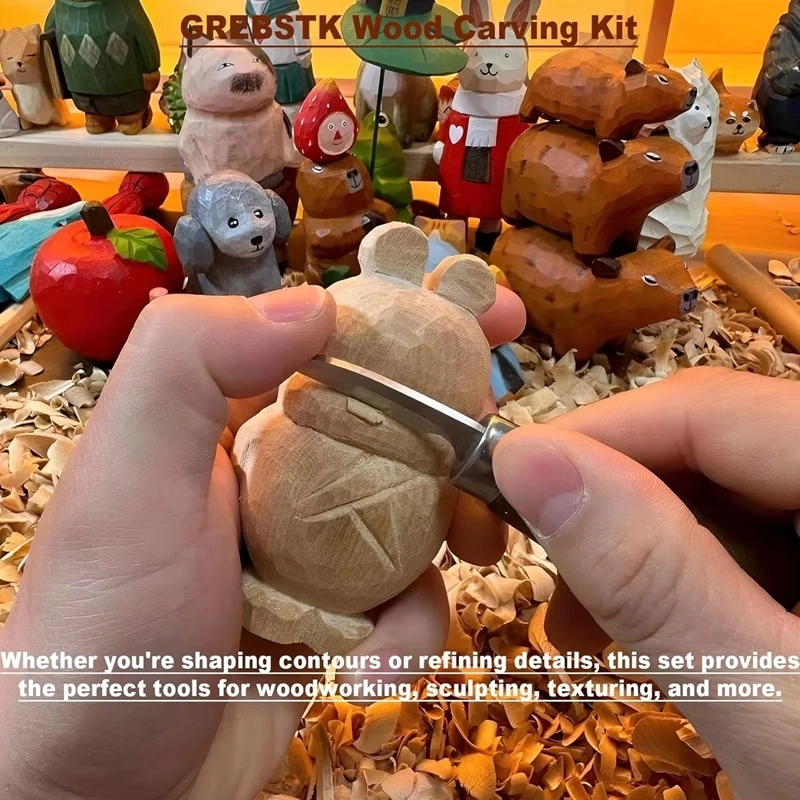 Woodworking Kits For Adults - Набор для резьбы по дереву, инструменты