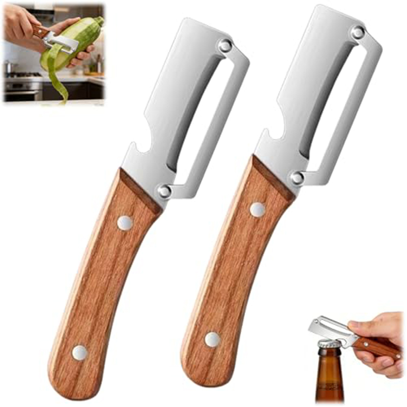 Woodworking Diy Projects - Овощечистка из нержавеющей стали с деревянной