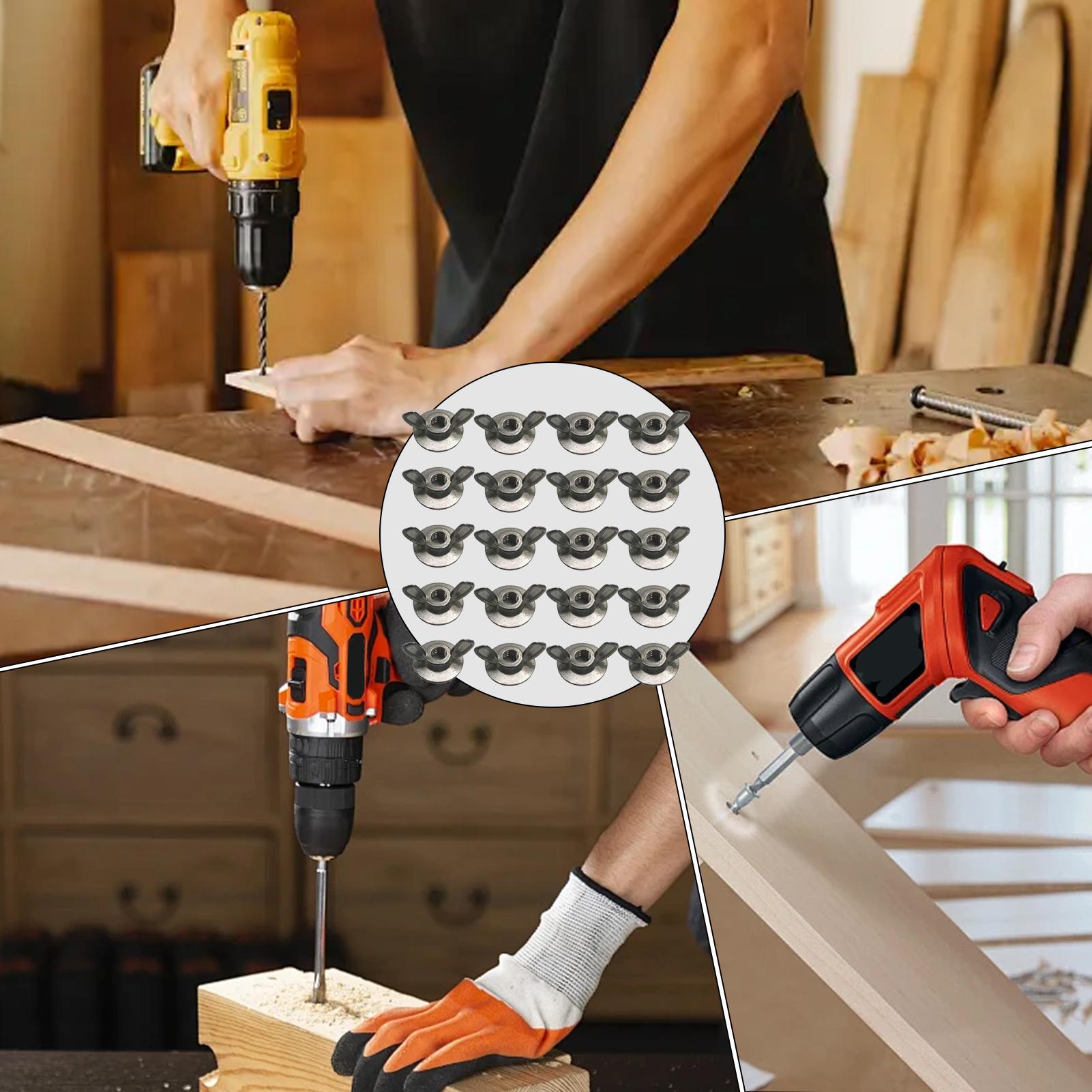 Woodworking Kits For Adults - Комплект барашковых гаек, стальные эргономичные аппаратные
