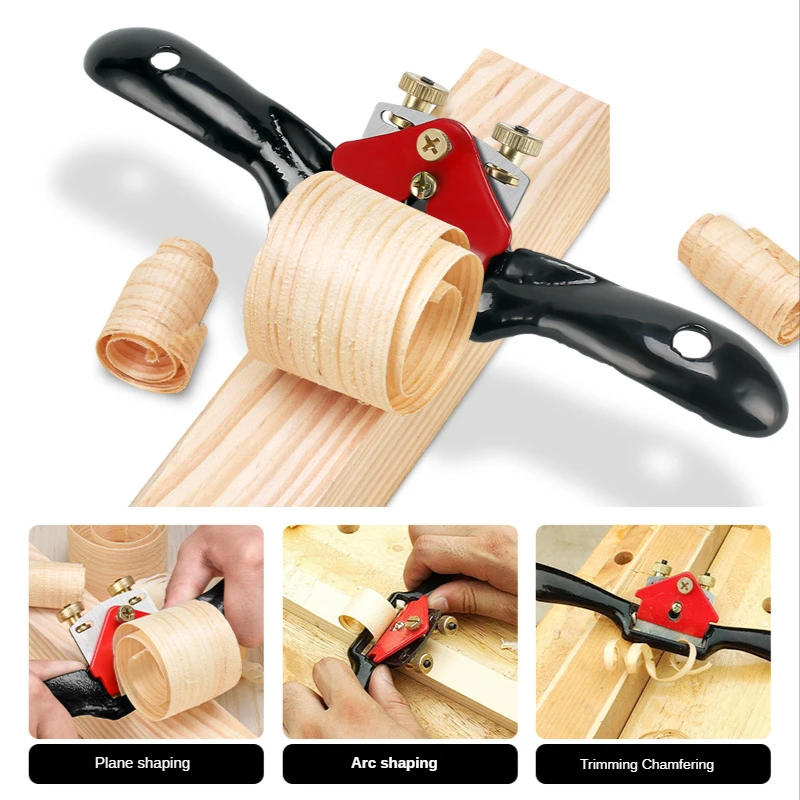 Spokeshave Flat - Регулируемый ручной рубанок с плоской основой,