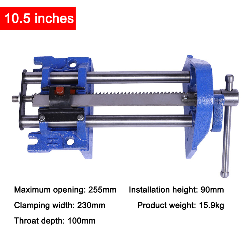 10,5-дюймовые столярные тиски, – обзор и цена Woodworking Vice Quick Release