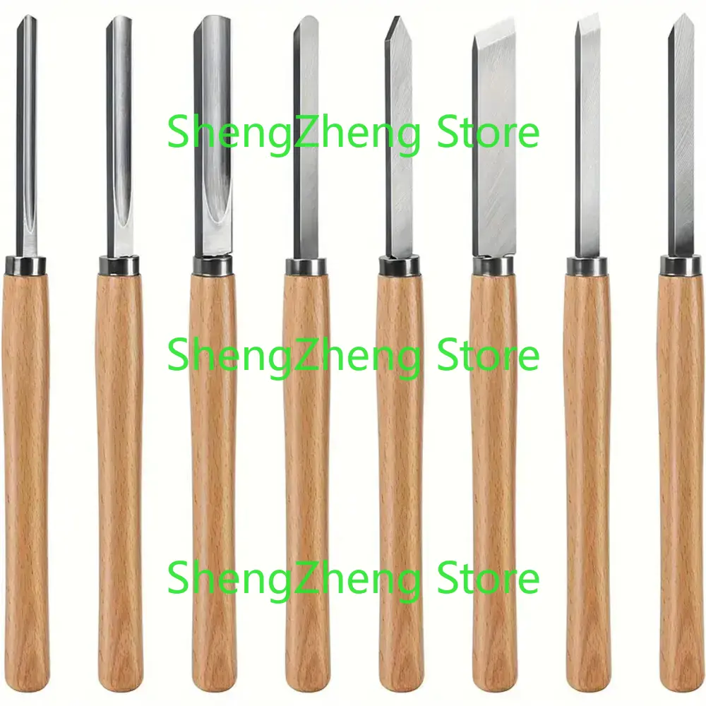 8 шт., набор профессиональных  – обзор и цена Skew Chisel Wood