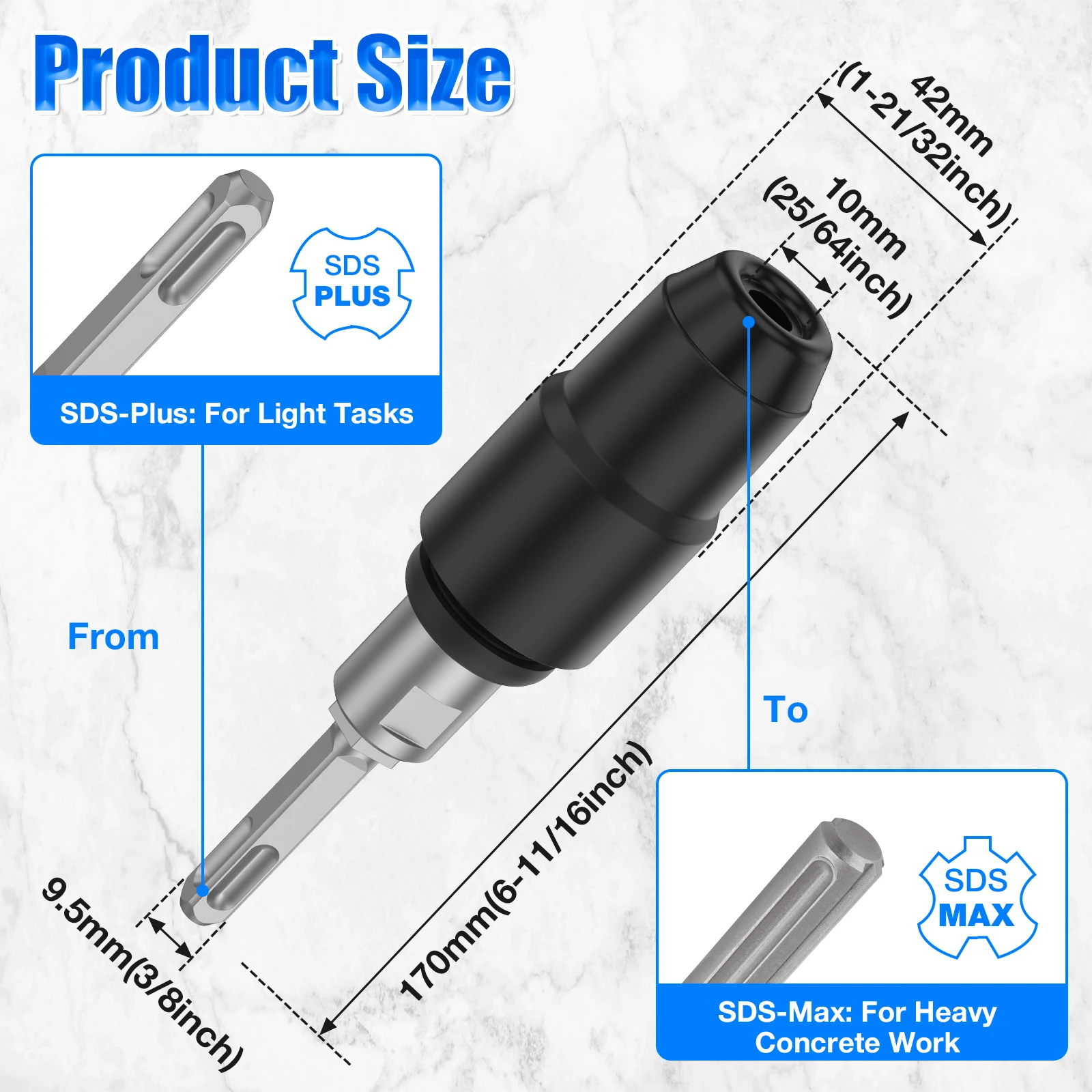 Переходник SDS-Plus на SDS-Max – обзор и цена Woodworking Hammer