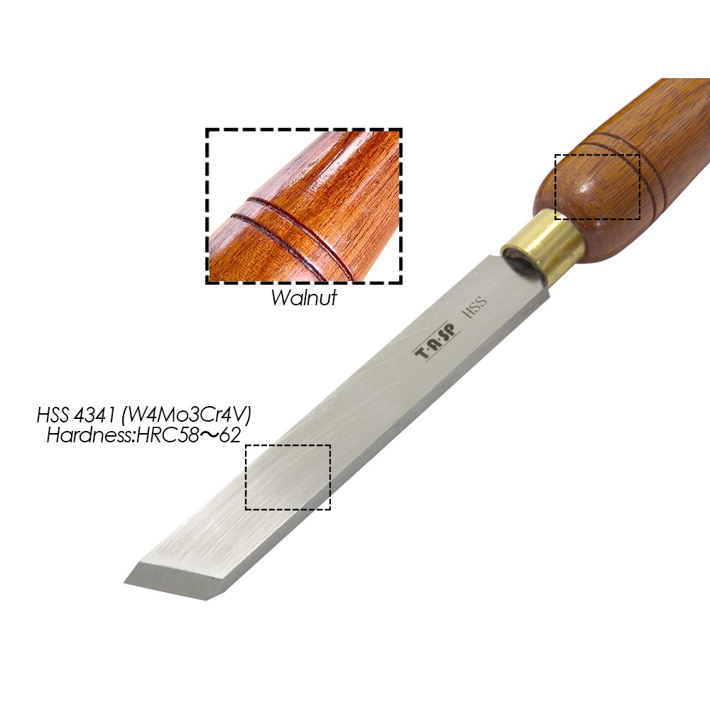 TASP HSS Токарный станок по де – обзор и цена Skew Chisel Wood