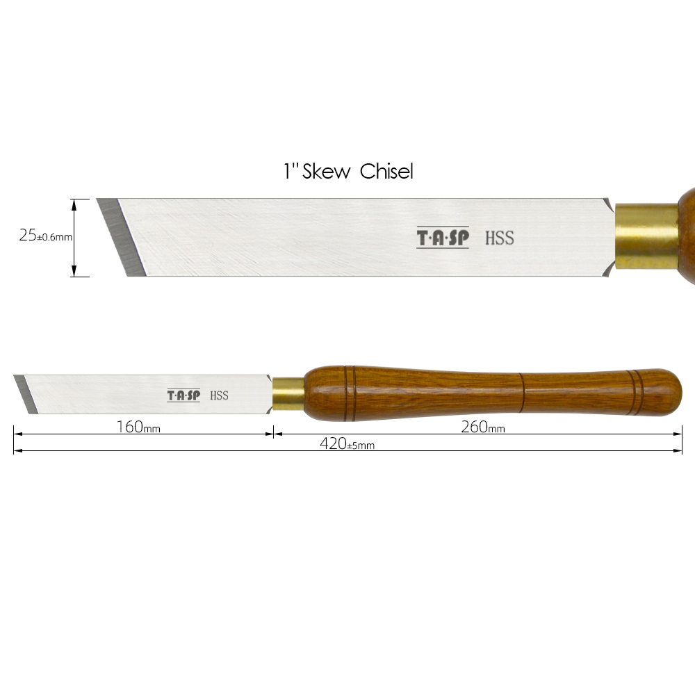 TASP HSS Токарный станок по де – обзор и цена Skew Chisel Wood
