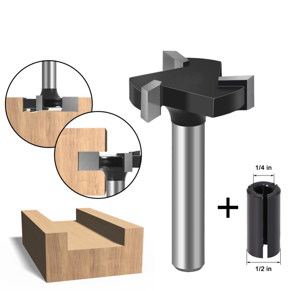 4-лезвийная фреза с Т-образным – обзор и цена Router Bits For Woodworking